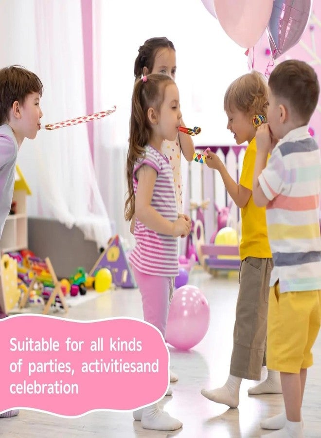 VTL Birthday Party Whistles Pack of 50 | Colorful Blowout Noise Makers for Kids | Party Favors, Return Gifts & Celebration Accessories - Image 4